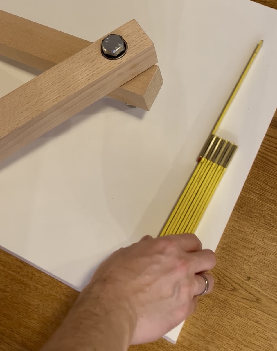 Measuring and preparing a wooden component